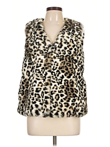 Carmen Carmen Marc Valvo Faux Fur Vest (view 1)