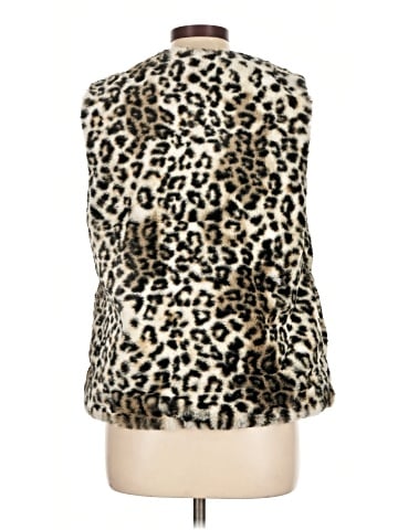 Carmen Carmen Marc Valvo Faux Fur Vest (view 2)