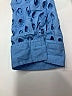 Dotti 100% Cotton Polka Dots Blue Long Sleeve Blouse Size L - photo 3