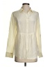 GAIAM 100% Silk Ivory Long Sleeve Silk Top Size S - photo 1