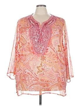 Susan Graver 3/4 Sleeve Blouse