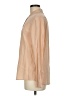 Everlane 100% Silk Solid Pink Tan Long Sleeve Silk Top Size M - photo 5