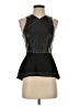 BCBGMAXAZRIA 100% Cotton Black Sleeveless Blouse Size XXS - photo 1
