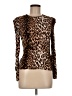 VICI 100% Viscose Animal Print Brown Long Sleeve Blouse Size M - photo 1