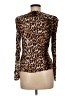 VICI 100% Viscose Animal Print Brown Long Sleeve Blouse Size M - photo 2