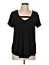 Daytrip Black Short Sleeve Top Size L - photo 1