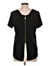 Daytrip Black Short Sleeve Top Size L - photo 2