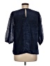Hayden 100% Polyester Blue 3/4 Sleeve Blouse Size M - photo 2