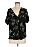 Old Navy Black Short Sleeve Blouse Size M - photo 1