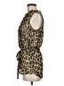 Sam & Max 100% Polyester Animal Print Brown Gold Sleeveless Blouse Size M (estimated) - photo 5