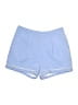 LoveRiche 100% Polyester Chevron-herringbone Blue Shorts Size M - photo 1
