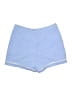 LoveRiche 100% Polyester Chevron-herringbone Blue Shorts Size M - photo 2