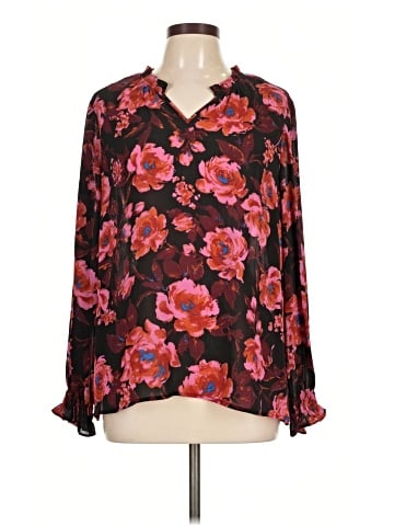 Joan Rivers Long Sleeve Blouse (view 1)