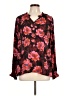 Joan Rivers 100% Polyester Black Long Sleeve Blouse Size L - photo 1