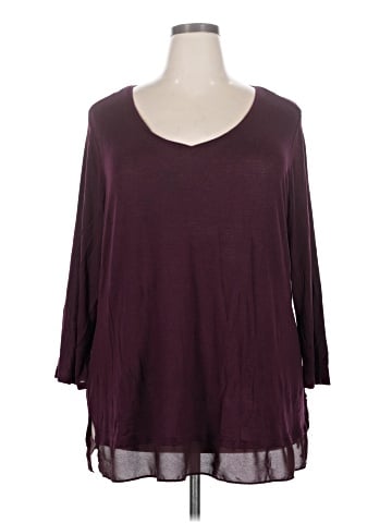 Apt. 9 3/4 Sleeve Top (view 1)