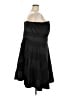 City Chic 100% Polyester Stripes Black Cocktail Dress Size 22 Plus (XL) - photo 4