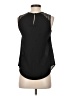 Fun2Fun 100% Polyester Black Sleeveless Blouse Size XS - photo 2