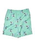Hanna Andersson 100% Polyester Teal Board Shorts Size 6 - 7 - photo 2