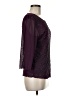 Viola 100% Polyester Purple 3/4 Sleeve Top Size M - photo 4