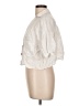 Zara Ivory Short Sleeve Blouse Size L - photo 5