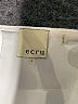 Ecru 100% Leather Ivory Sleeveless Blouse Size S - photo 7
