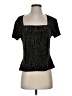 Ronni Nicole Black Short Sleeve Top Size S - photo 1