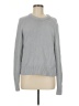 Banana Republic Solid Gray Pullover Sweater Size Med Petite - photo 1