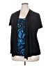 Perseption Concept Black Kimono Size 2X - photo 1