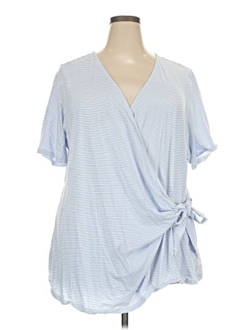 Lands' End Short Sleeve Blouse (view 1)