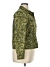 Christopher & Banks Print Green Jacket Size XL (estimated) - photo 4