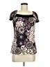 Perseption Concept Purple Short Sleeve Top Size M - photo 1