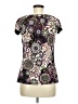 Perseption Concept Purple Short Sleeve Top Size M - photo 2