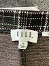 Elle Plaid Black Casual Pants Size XL - photo 4