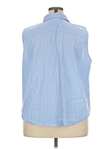 Lauren by Ralph Lauren Sleeveless Button-Down Shirt (view 2)