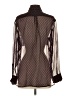 Equipment Polka Dots Multi Color Brown Long Sleeve Blouse Size S - photo 2