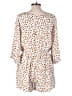 Kori America 100% Rayon Animal Print Brown Romper Size L - photo 2
