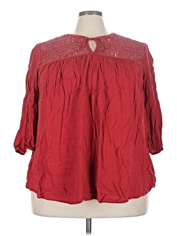 Chaps 3/4 Sleeve Blouse (view 1)