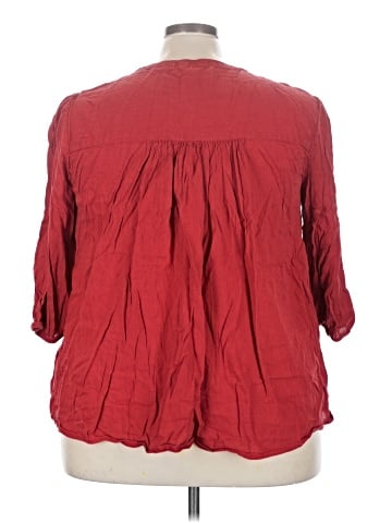 Chaps 3/4 Sleeve Blouse (view 2)