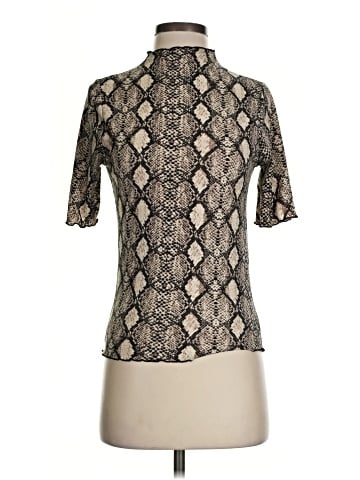 Caution to the Wind Short Sleeve Turtleneck (view 1)
