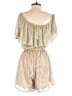 Elliatt Metallic Gold Romper Size S - photo 2