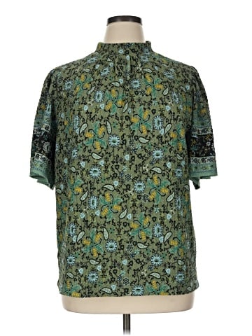 Ann Taylor LOFT Short Sleeve Blouse (view 1)