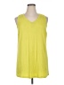 Terra & Sky Yellow Sleeveless Top Size 0X - photo 1