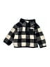 Petit Lem 100% Polyester Checkered-gingham Gray Coat 6-9 MO / 9 MO - photo 1