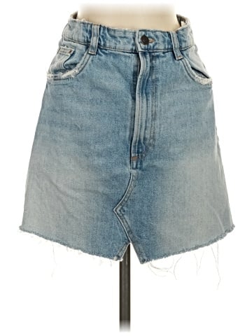 Zara TRF Denim Skirt (view 1)
