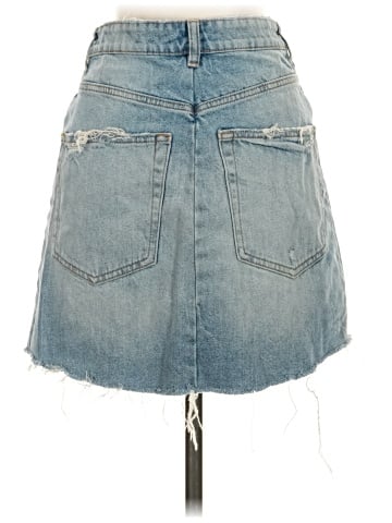 Zara TRF Denim Skirt (view 2)