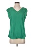 41Hawthorn 100% Polyester Green Short Sleeve Blouse Size S - photo 1