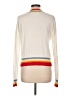 Central Park West Color Block Ivory Pullover Sweater Size L - photo 2