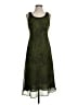 Studio I 100% Polyester Paisley Green Casual Dress Size S (estimated) - photo 1