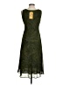 Studio I 100% Polyester Paisley Green Casual Dress Size S (estimated) - photo 2