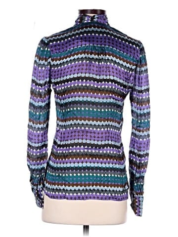 By Malene Birger Long Sleeve Silk Top (view 2)